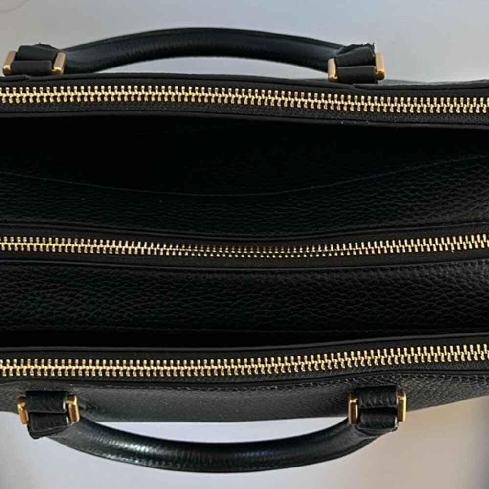 Tory Burch Robinson Satchel - Black - Picture 14 of 16